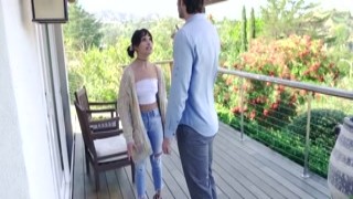 Tall guy fucks ex wifes petite assistant