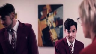 Horny students gang banging professor