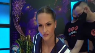 Mouth fucking cums and facials on Barbara Bieber
