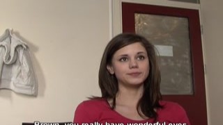 Young Caprice Sucks & Fucks A Stranger