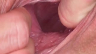 Naughty czech teen gapes her yummy twat to the special