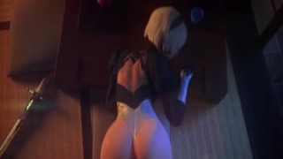 NieR Automata Animated Babes Gets a Nice Pounding from Behind