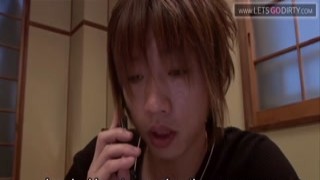 Watch Dirty Movies - Asian girl sucks a huge cock, gets fucked to a tits cumshot