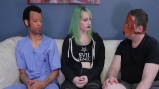 Foxy chick was taken in butt hole loony bin for awkward