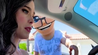 Big Dick Tune-Up: PornDudeCastings Nicole Vaunt Rides More Than Just the Clutch!