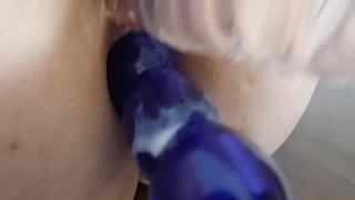 EuroCoeds - i fuck ferggy with dildos and she squirting