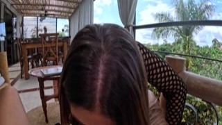 Miss Ary - FUCKED my friends big BROTHER in her house ｜ Creampie