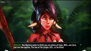 Nidalee sex game with hardcore fucking