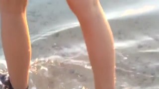 Katee Owen On The Beach