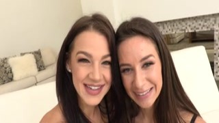 Gorgeous lesbians 1st time ANAL experience