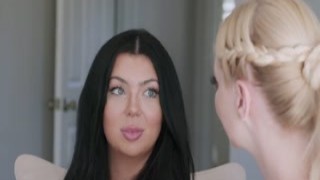 Busty milf is inexperienced babes first