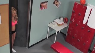 Corinna Blake gets BBC in Lockerroom