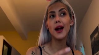 Veronica Leal gives an explosive blowjob