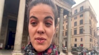 BananaNomads - Cumwalk in Rome part 1