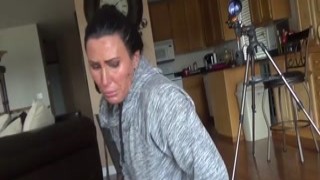 MILF Katie - Frat House Bukkake With Mom